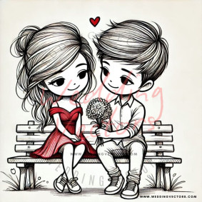 love wedding vectors 8250