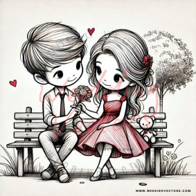 love wedding vectors 8256
