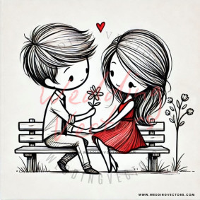 love wedding vectors 8258