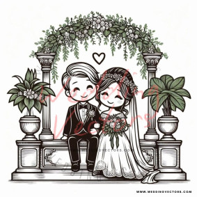love wedding vectors 8259