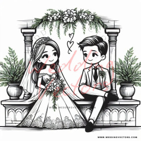 love wedding vectors 8261