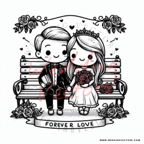 love wedding vectors 8263