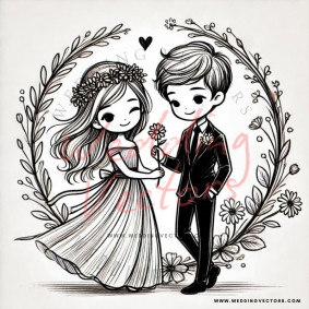 love wedding vectors 8264