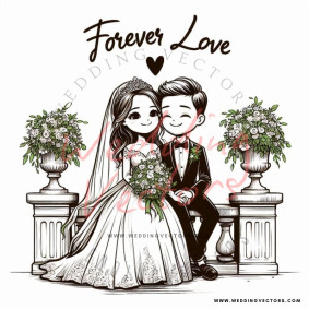love wedding vectors 8268
