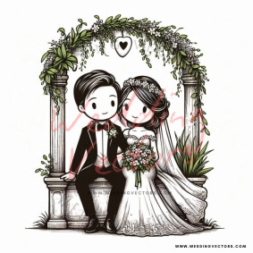love wedding vectors 8270