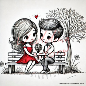 love wedding vectors 8271