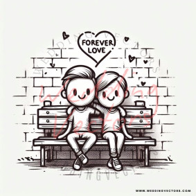 love wedding vectors 8274