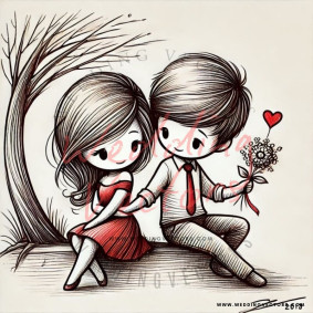love wedding vectors 8275