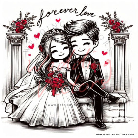 love wedding vectors 8278