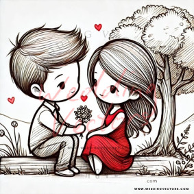 love wedding vectors 8279