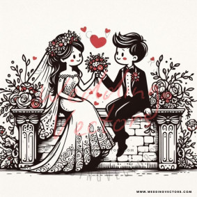 love wedding vectors 8282