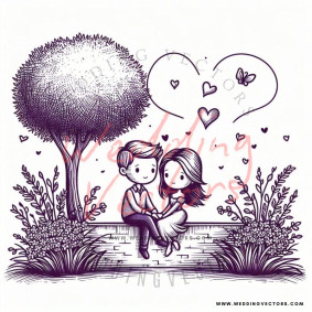 love wedding vectors 8286