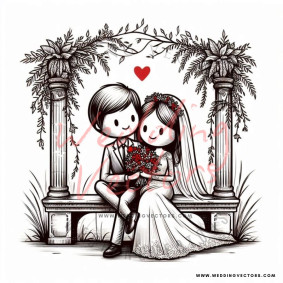 love wedding vectors 8293