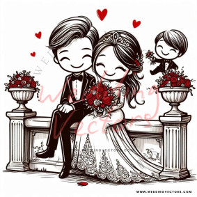 love wedding vectors 8303