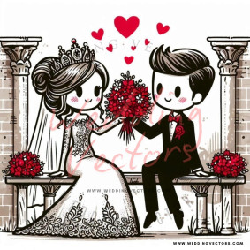 love wedding vectors 8305