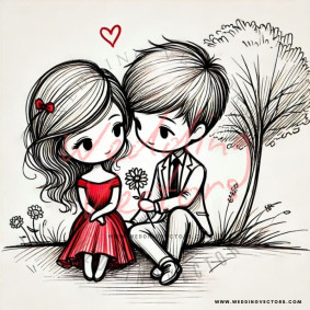 love wedding vectors 8308