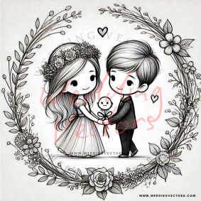 love wedding vectors 8310