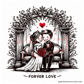 love wedding vectors 8316