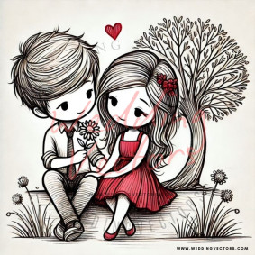 love wedding vectors 8317