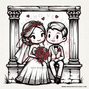 love wedding vectors 8320