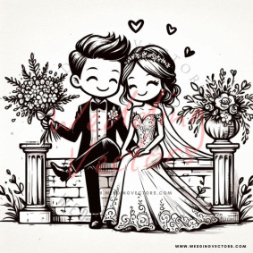 love wedding vectors 8324