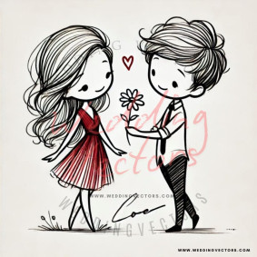 love wedding vectors 8325