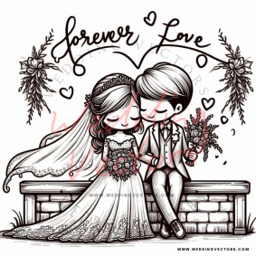 love wedding vectors 8326