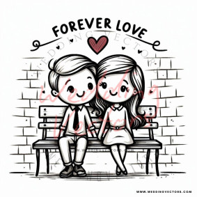 love wedding vectors 8330