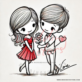 love wedding vectors 8331