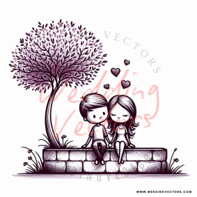 love wedding vectors 8332