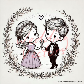 love wedding vectors 8333