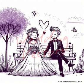 love wedding vectors 8335