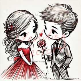 love wedding vectors 8336
