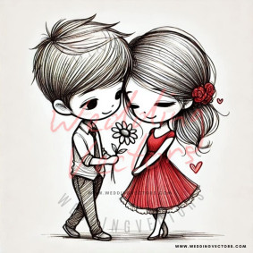 love wedding vectors 8342