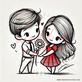 love wedding vectors 8346