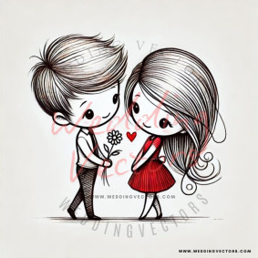 love wedding vectors 8348