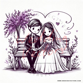 love wedding vectors 8351