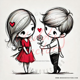 love wedding vectors 8354
