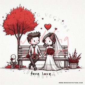 love wedding vectors 8360