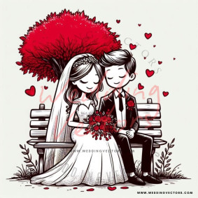 love wedding vectors 8362