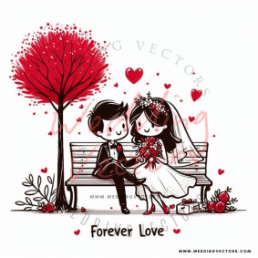 love wedding vectors 8364