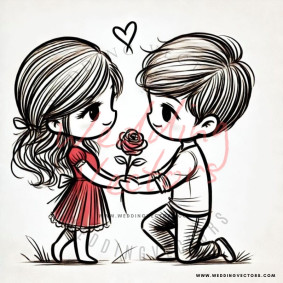 love wedding vectors 8365