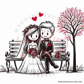 love wedding vectors 8366