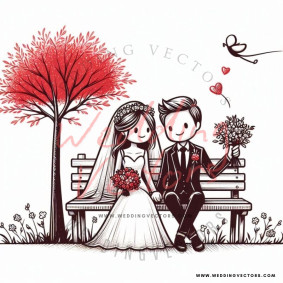 love wedding vectors 8368