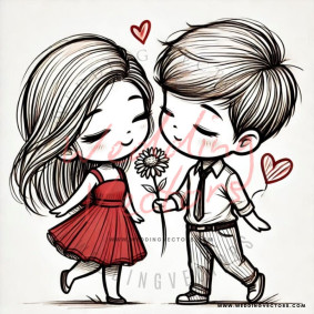 love wedding vectors 8373
