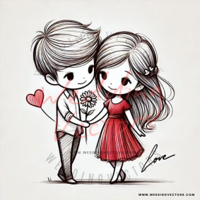 love wedding vectors 8385