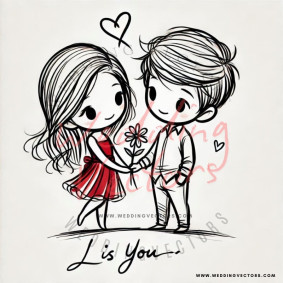love wedding vectors 8387