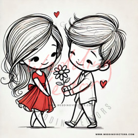 love wedding vectors 8389