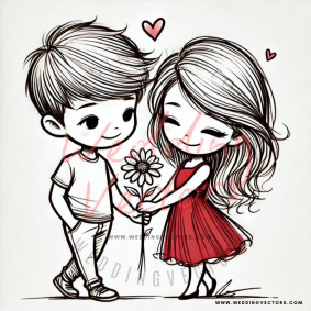 love wedding vectors 8401