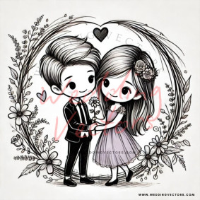 love wedding vectors 8405